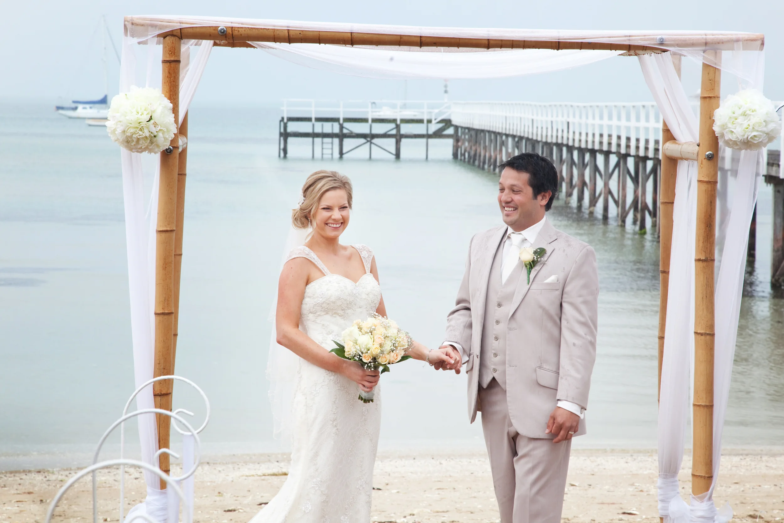 Beachside ceremonies with Sally Hughes ( Lens to Life Photography)