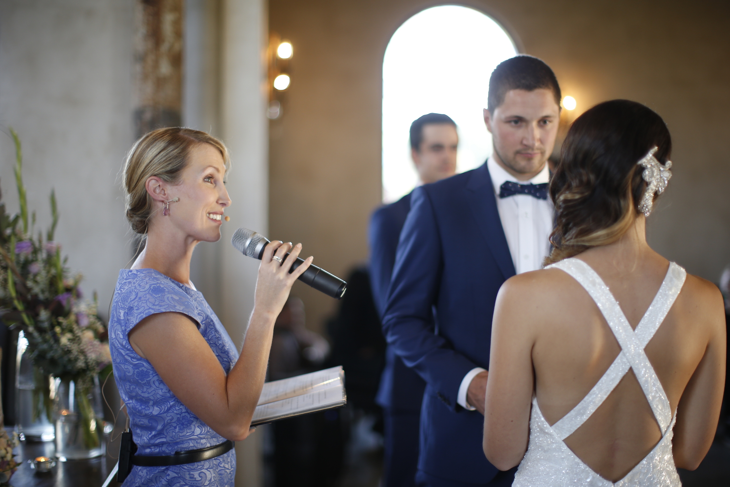 Chapel ceremonies with Sally Hughes ( Warrenphotography)