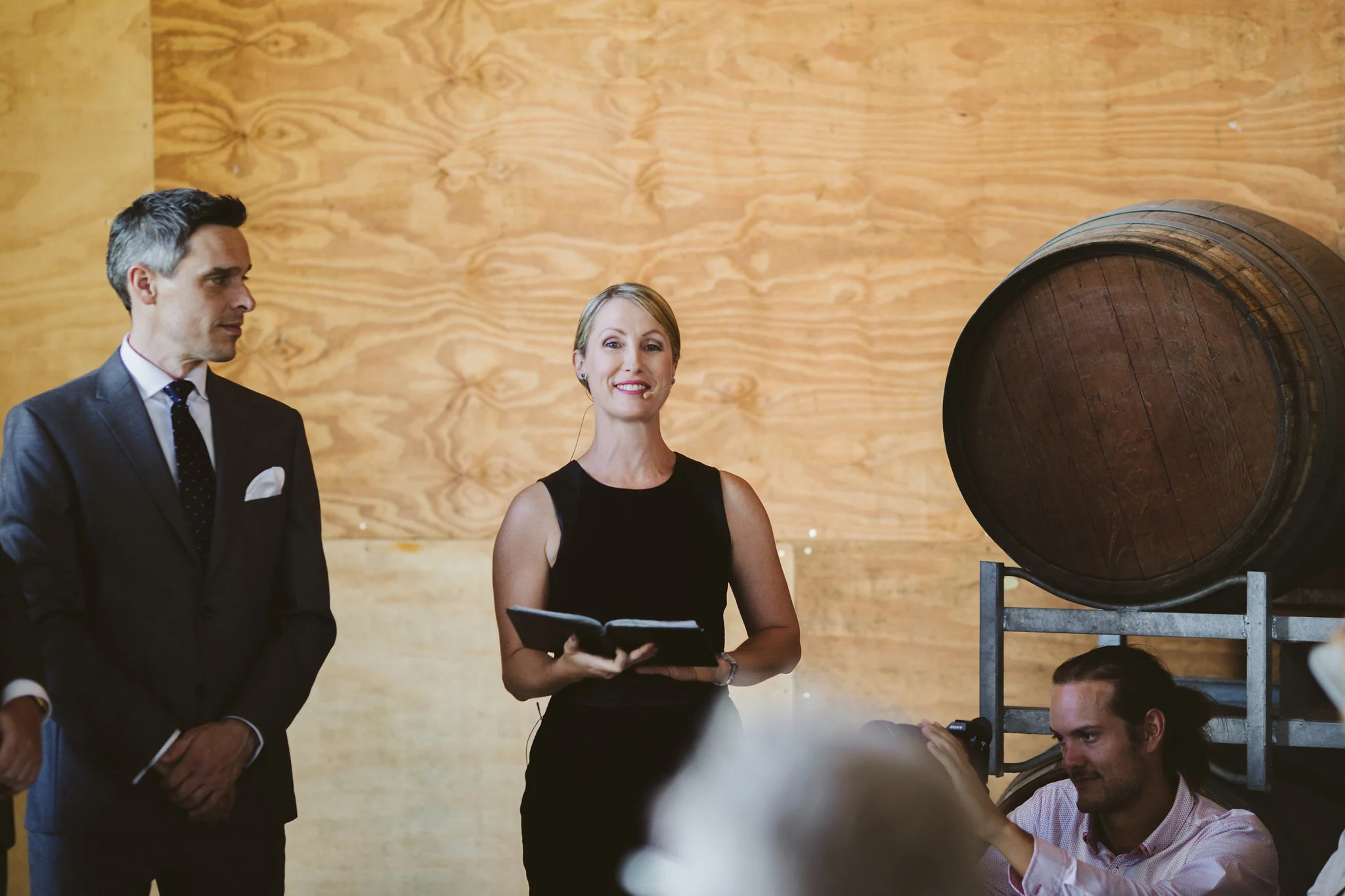 Winery weddings with Celebrant Sally Hughes (Michael Briggs Photography)