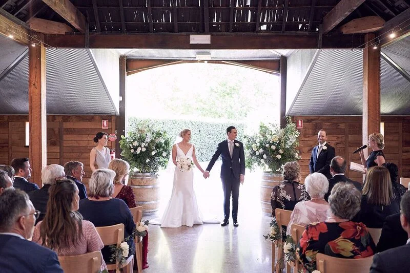 Yering Station weddings with Celebrant Sally Hughes (Lost In Love Photography)