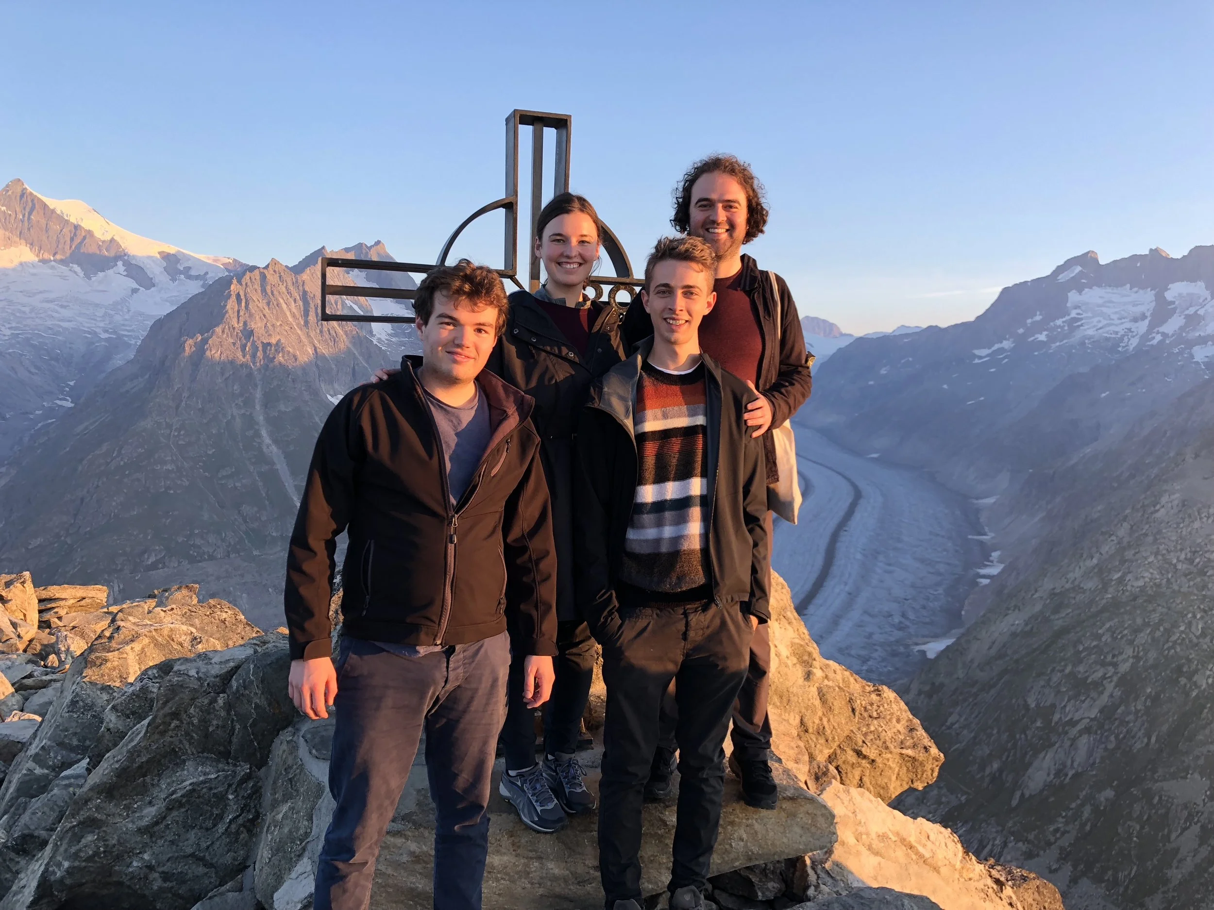 Timothy Ridout, Maria Włoszczowska, Tim Crawford and Matthew Huber