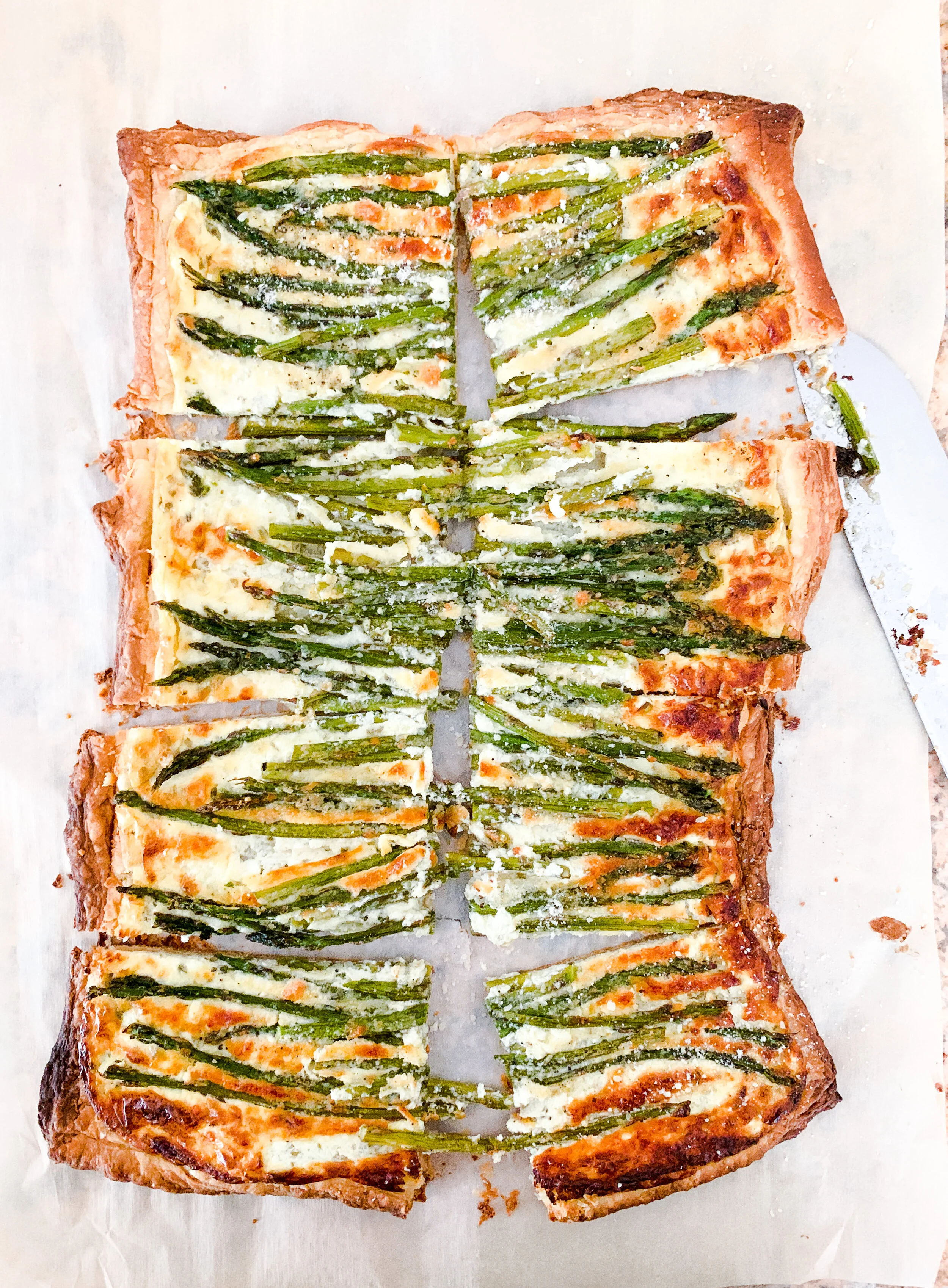 Asparagus Cheese Tart