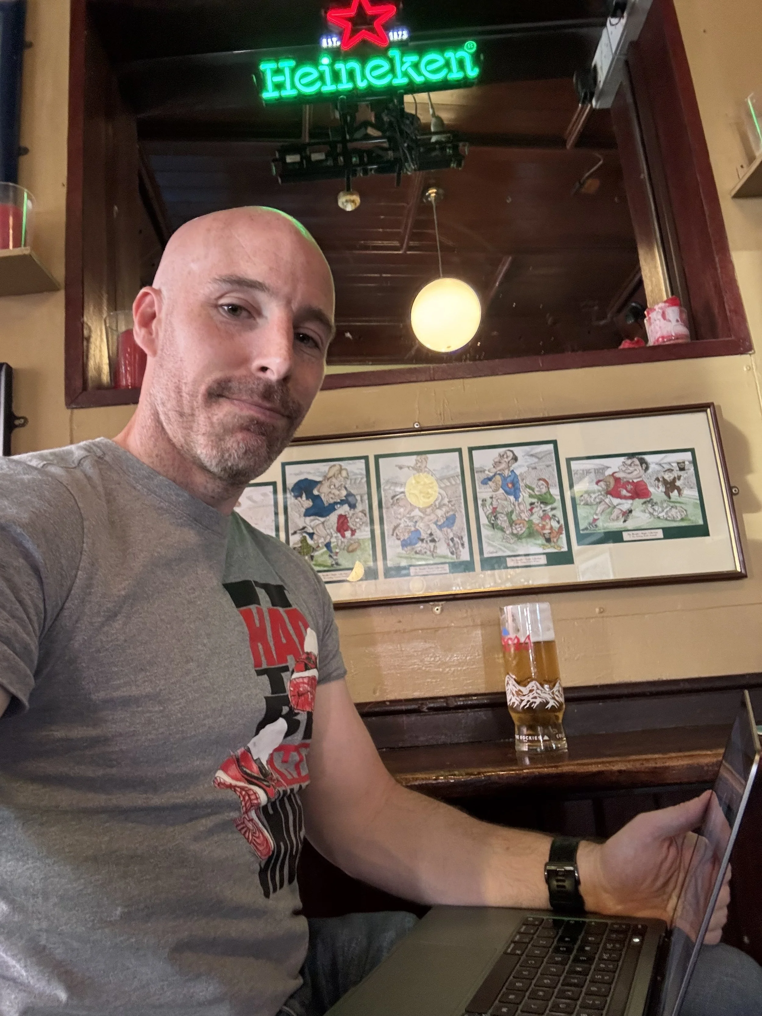 Good luck to all the runners this weekend, from the bar...