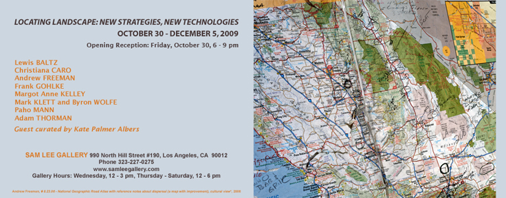 Sam Lee Gallery, October 30-Dec 5, 2009, LA, CA Press Release LA Times Review American Quarterly Afterimage