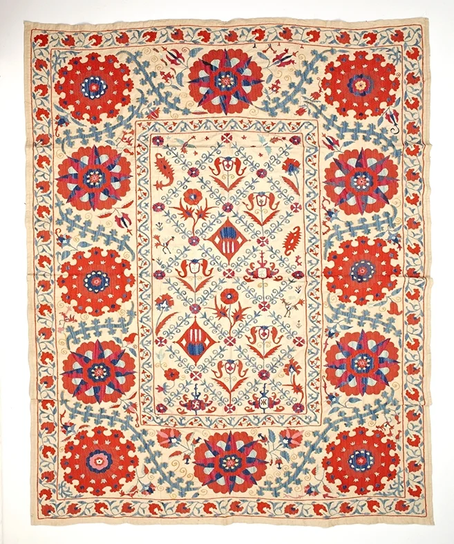 B 07 / No 2994 / Bukhara Suzani / Sold