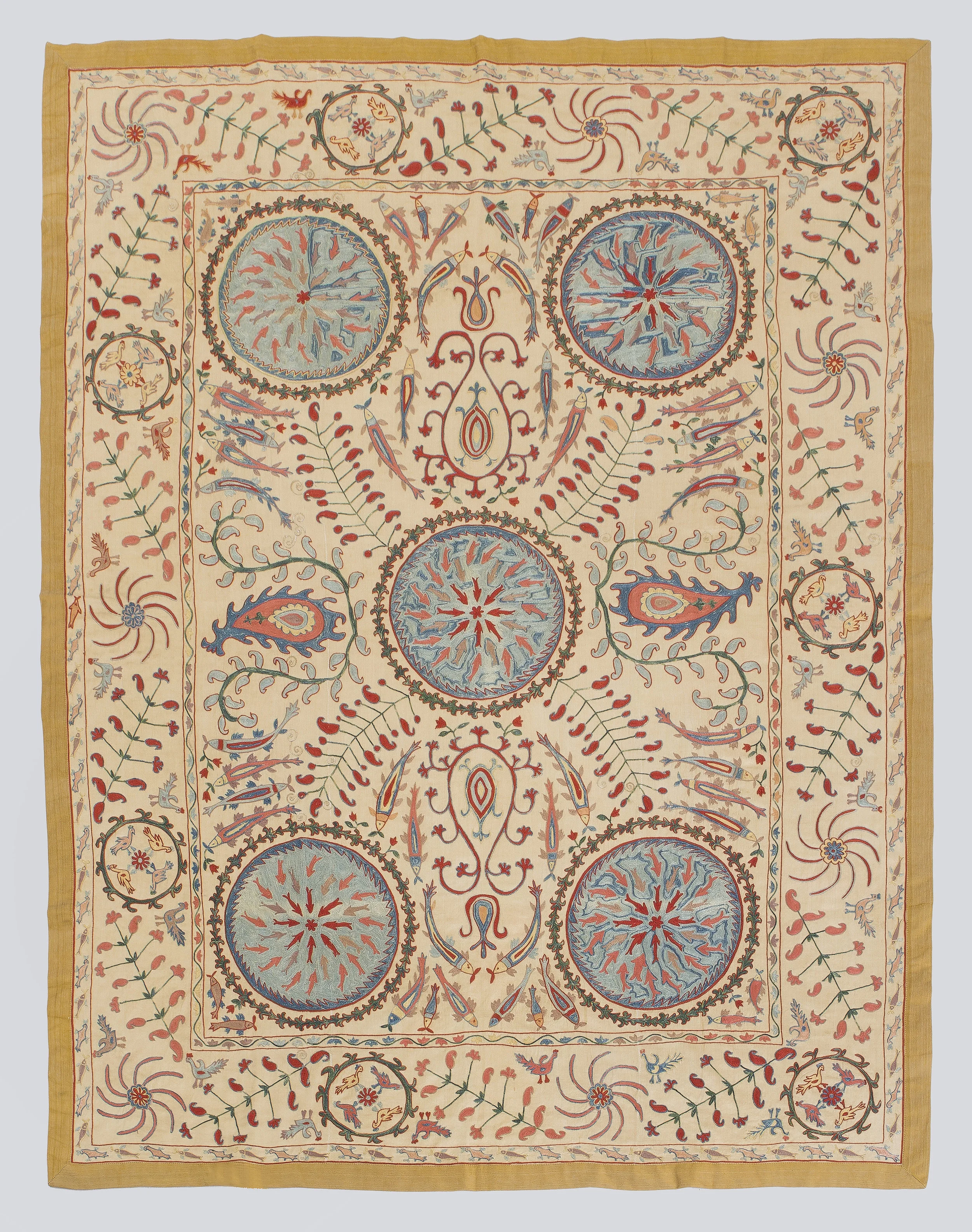 No / The Circle of Life Persian Suzani / 195 x 150 cm