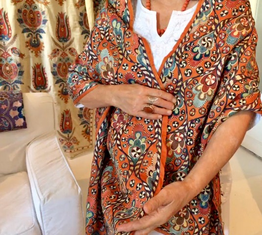 An All Silk Suzani Runner from the latest October Suzani Parcel.