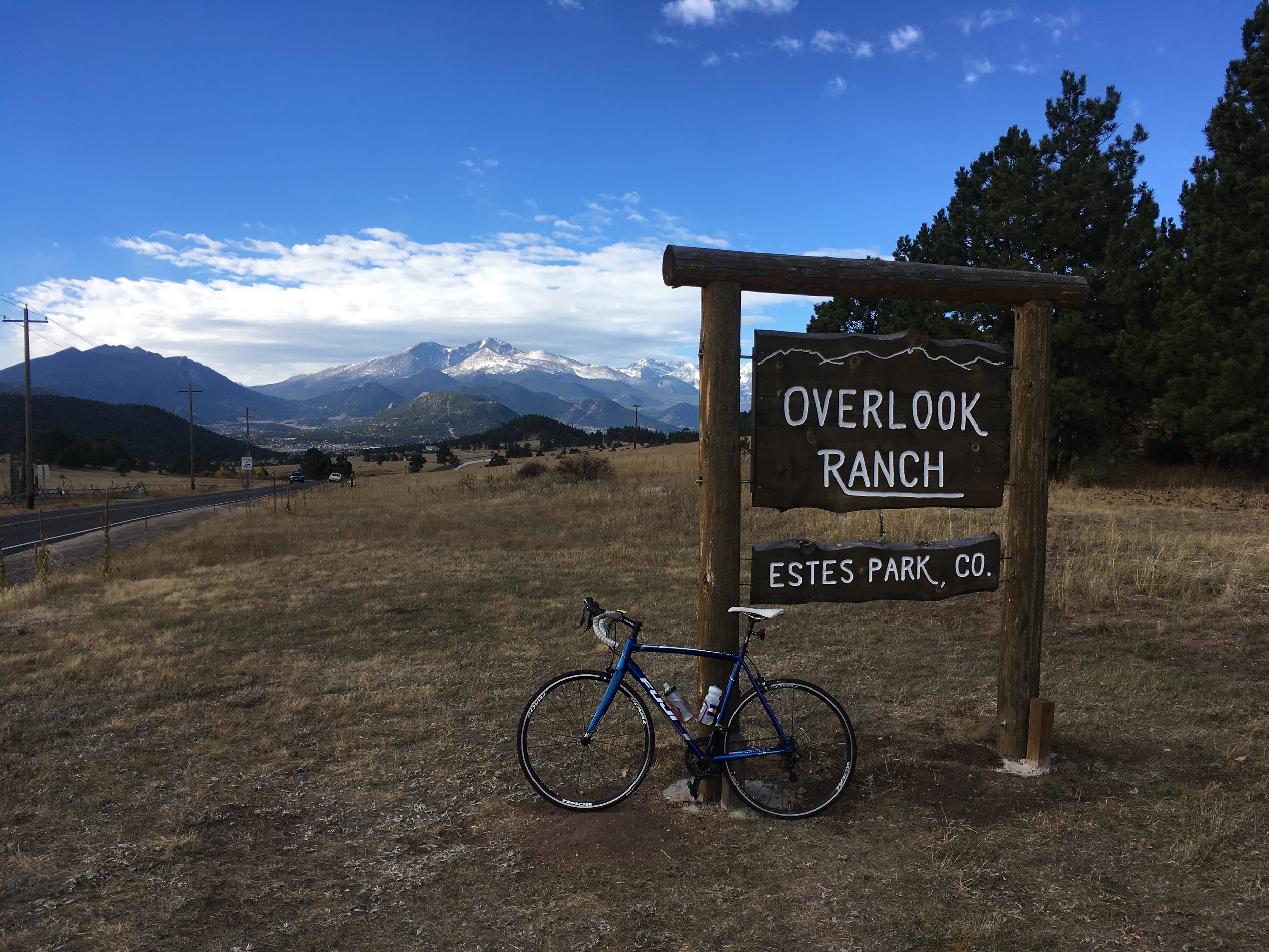 The top of the climb to Estes Park