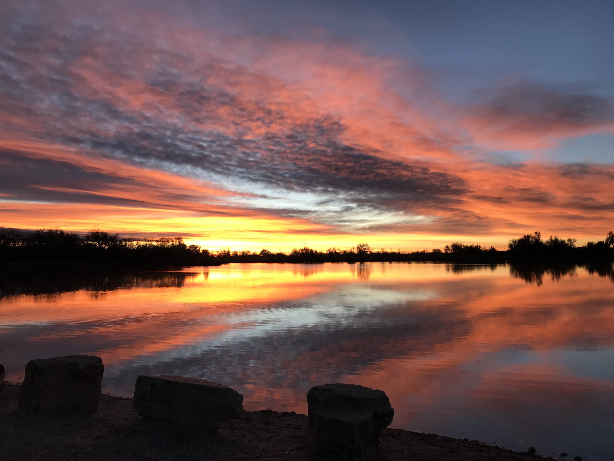 sunrise bike commute