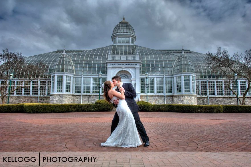Franklin Park Conservatory Wedding | Kristen and Justin