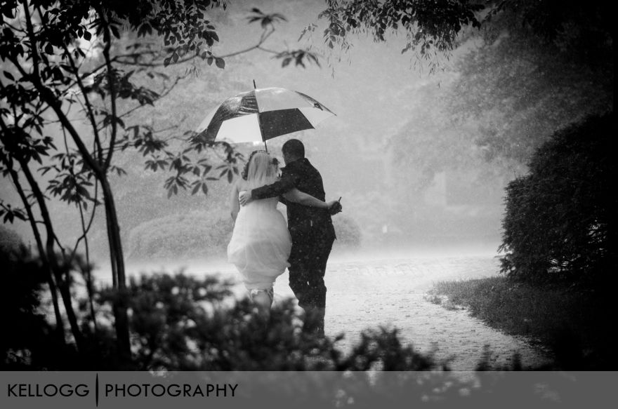 Athens Ohio Wedding in the Rain