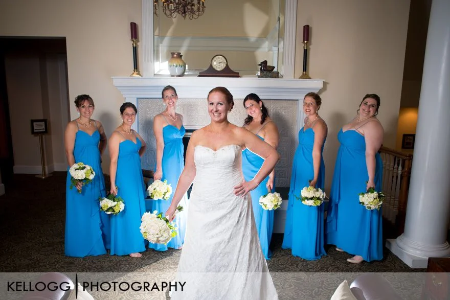 Heritage Golf Club Wedding Fireplace