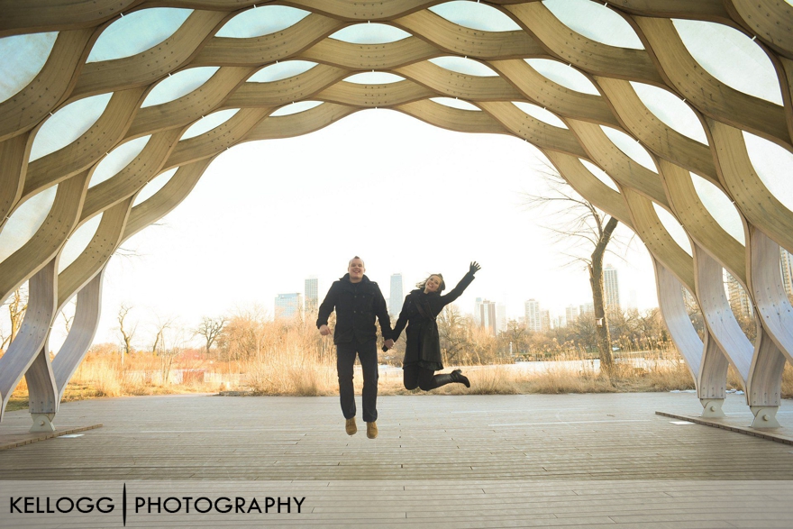 Chicago Honeycomb Engagement