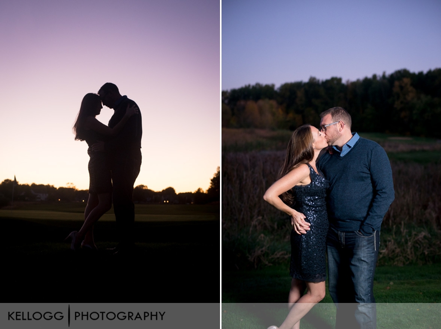 Golf Themed Engagement Photos