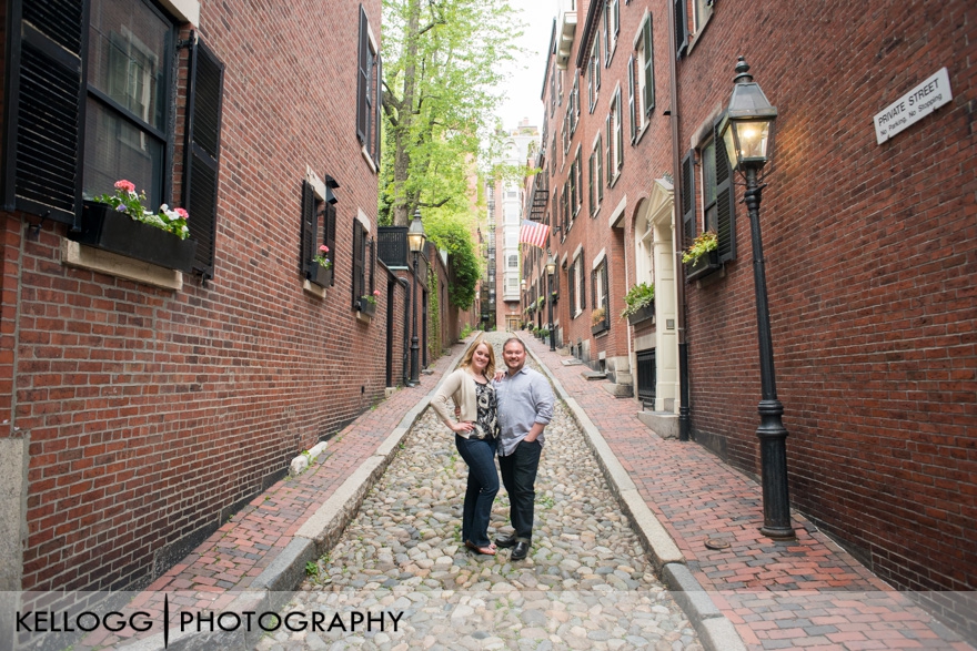 Boston Engagement Photo