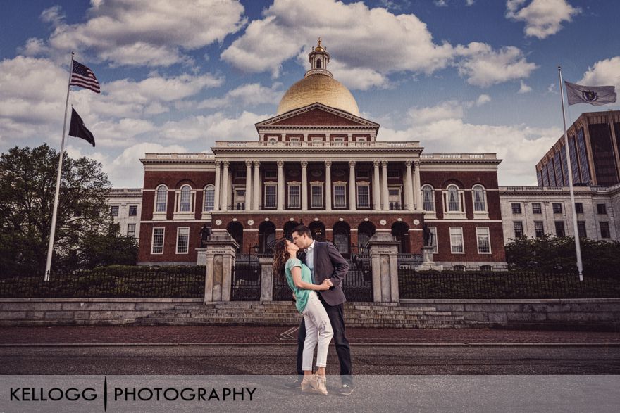 Boston State House Engagement