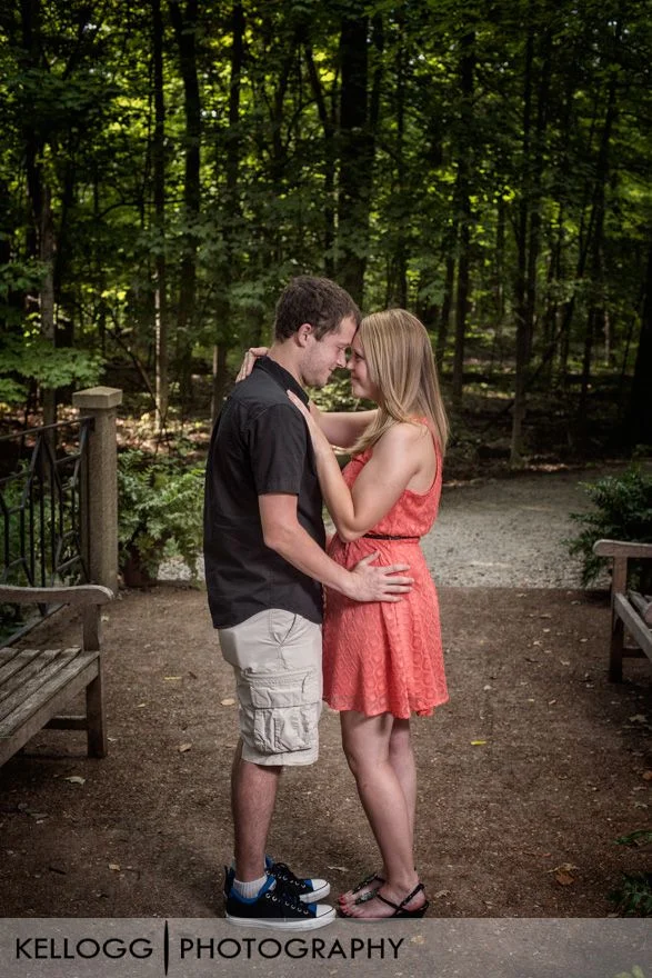 Inniswood Metro Garden Engagement Columbus Ohio Wedding