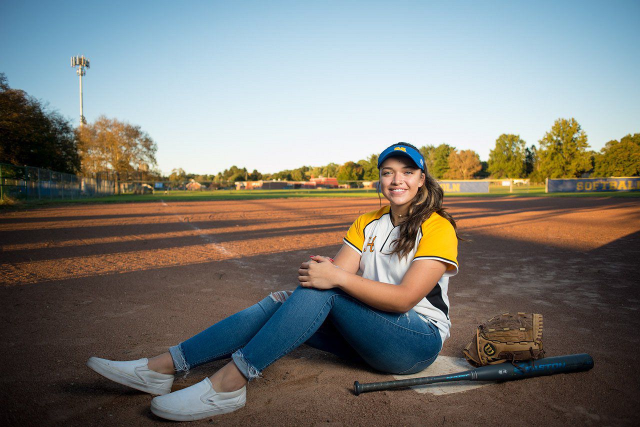 Columbus Ohio Softball Senior Photo