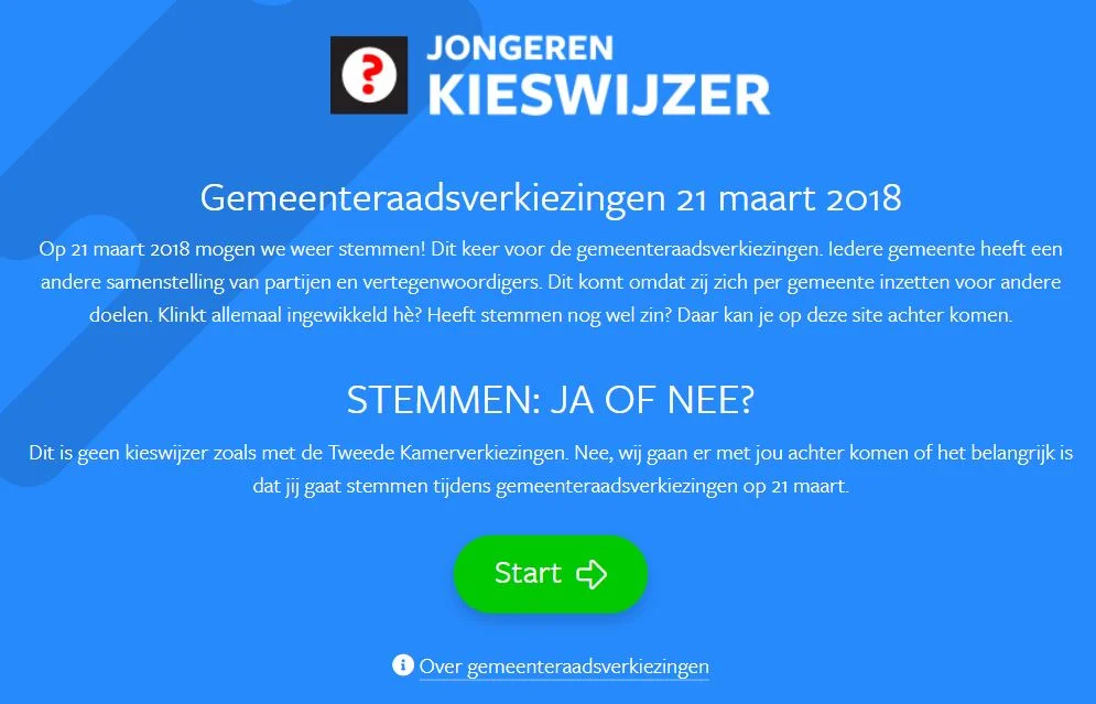 Nieuwe Jongerenkieswijzer online