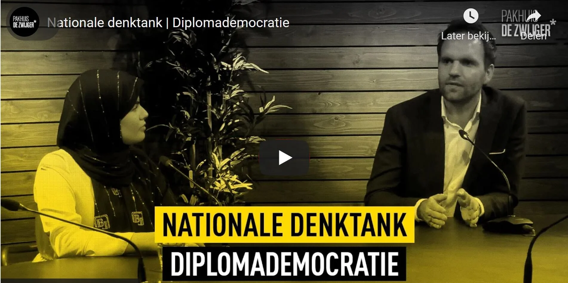 Terugblik: Diplomademocratie