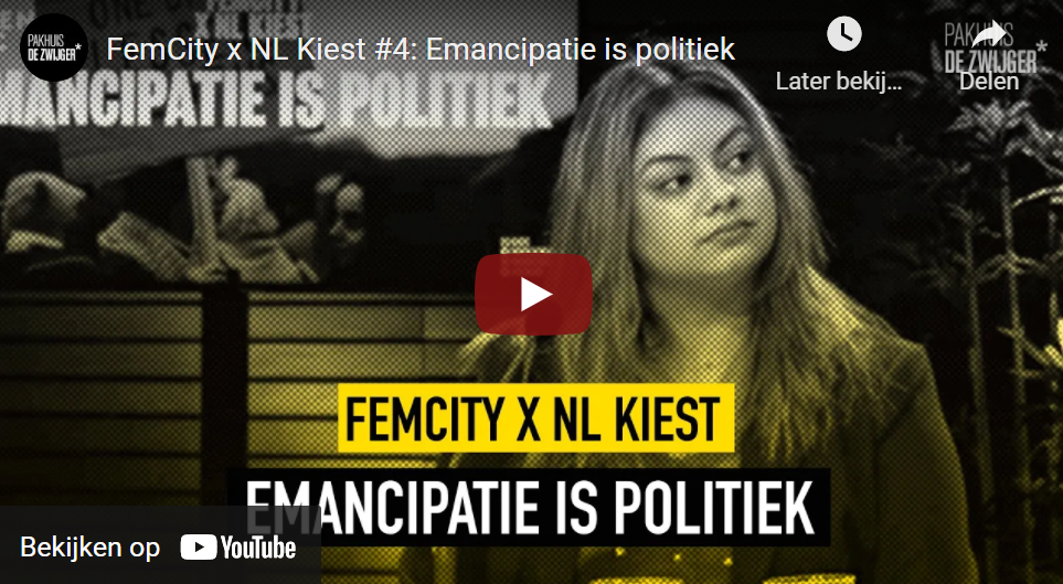 FemCity x NL Kiest 4 Emancipatie is politiek
