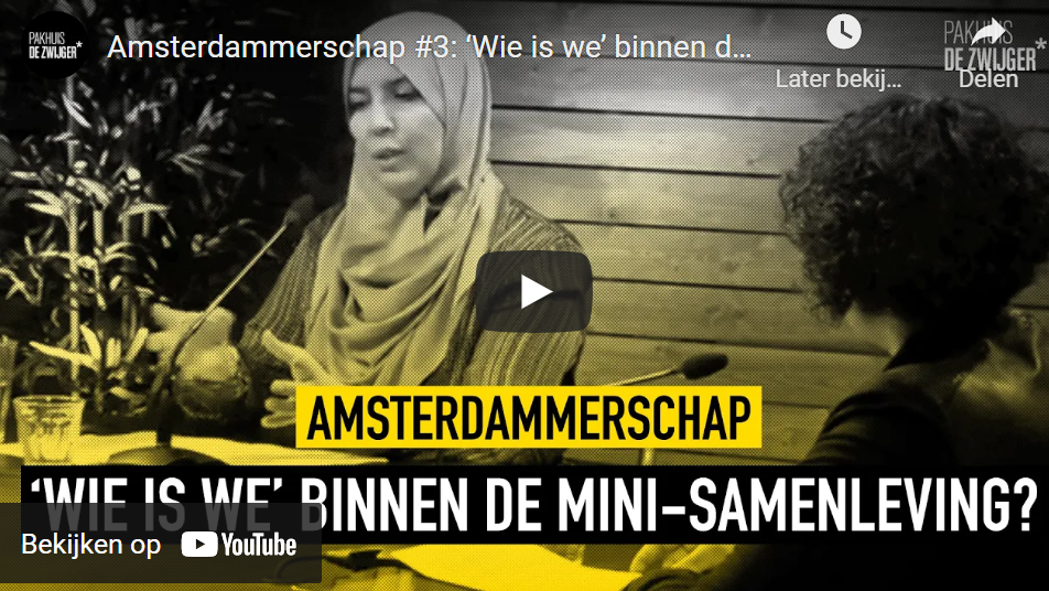 Amsterdammerschap # 3 ‘Wie is we’ binnen de mini-samenleving?