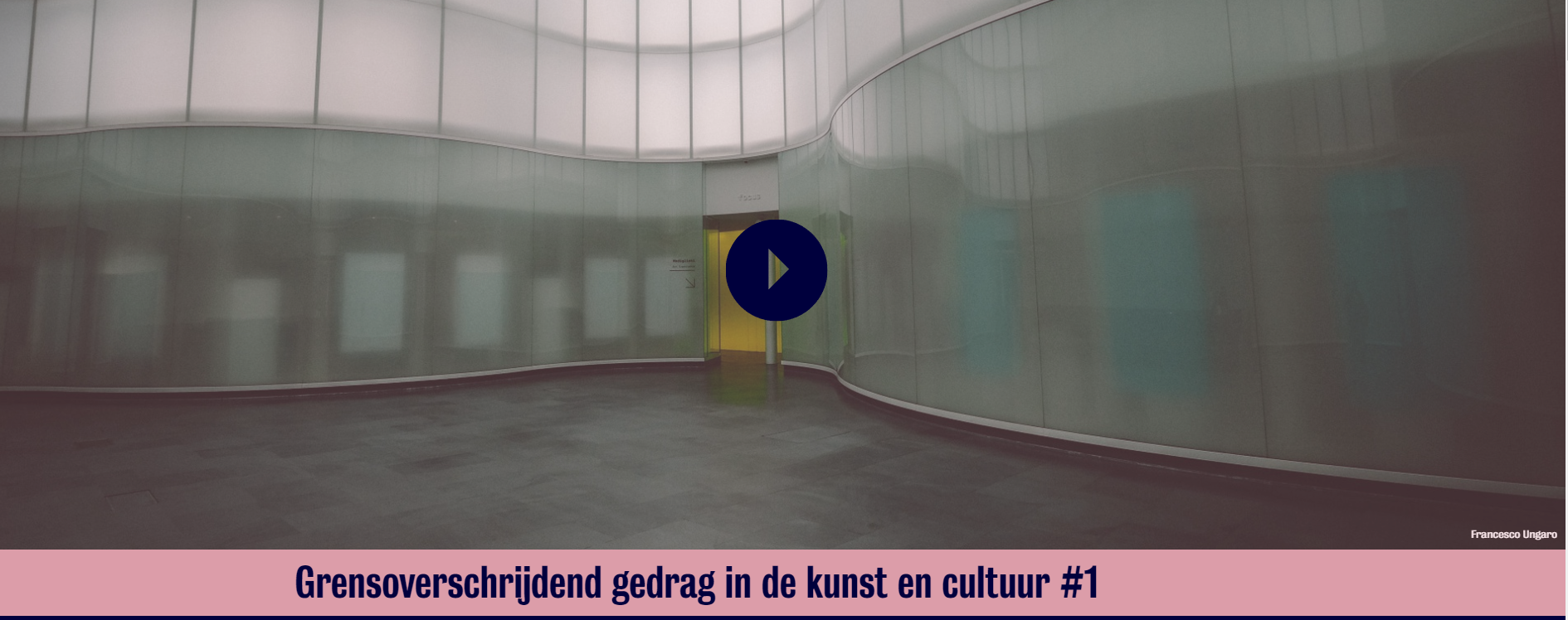 Grensoverschrijdend gedrag in de kunst en cultuur #1