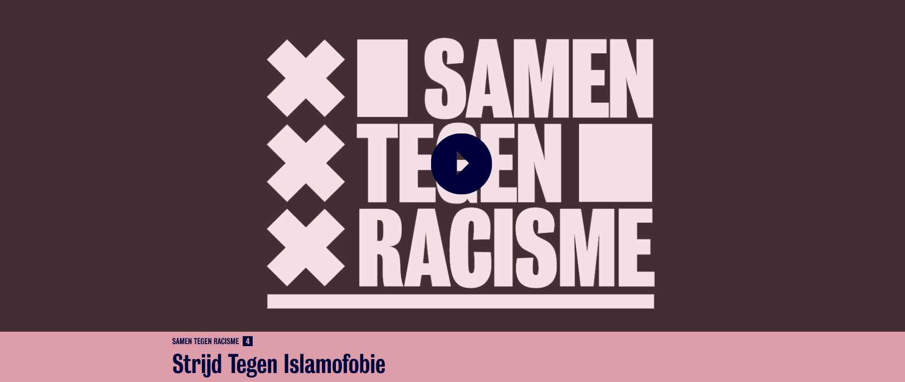 Strijd Tegen Islamofobie I SAMEN TEGEN RACISME 4