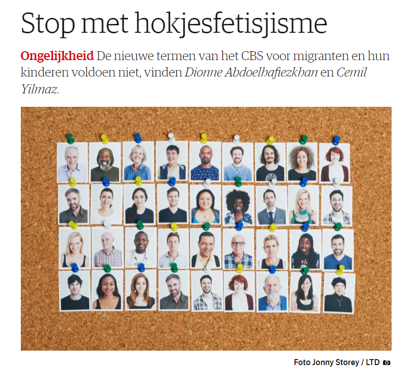 Stop met Hokjesfetisjisme