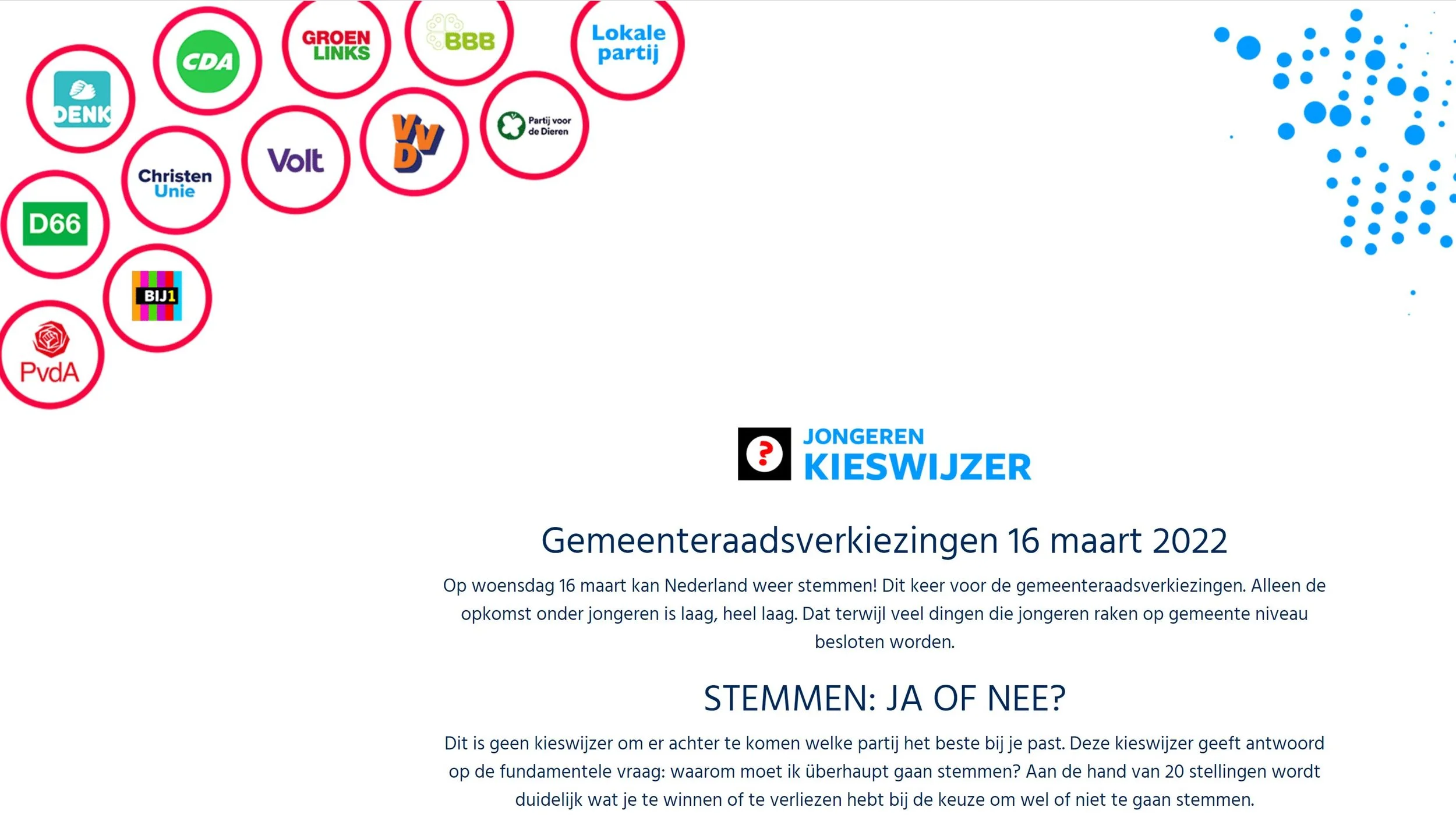 Nieuwe Jongerenkieswijzer online