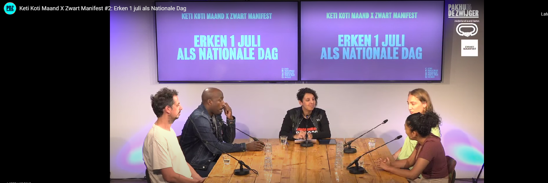 KETI KOTI MAAND X ZWART MANIFEST #2 I Erken 1 juli als Nationale Dag