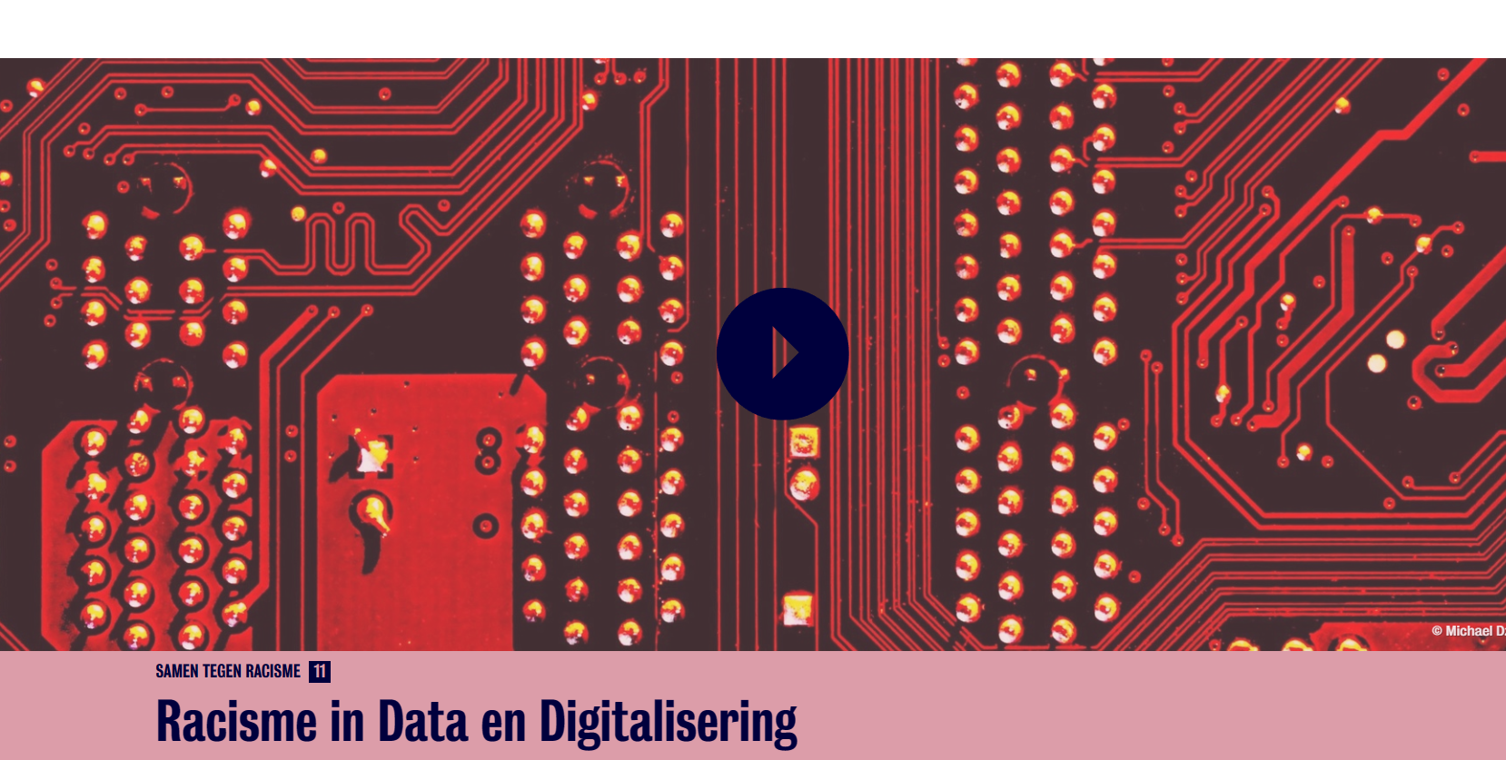 Livecast: Racisme in Data en Digitalisering I Samen tegen racisme 11