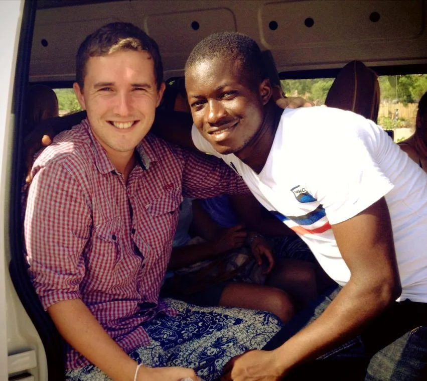 SLM15 Race Director Mark Maughan with Assistant Race Director Alusine Kanu