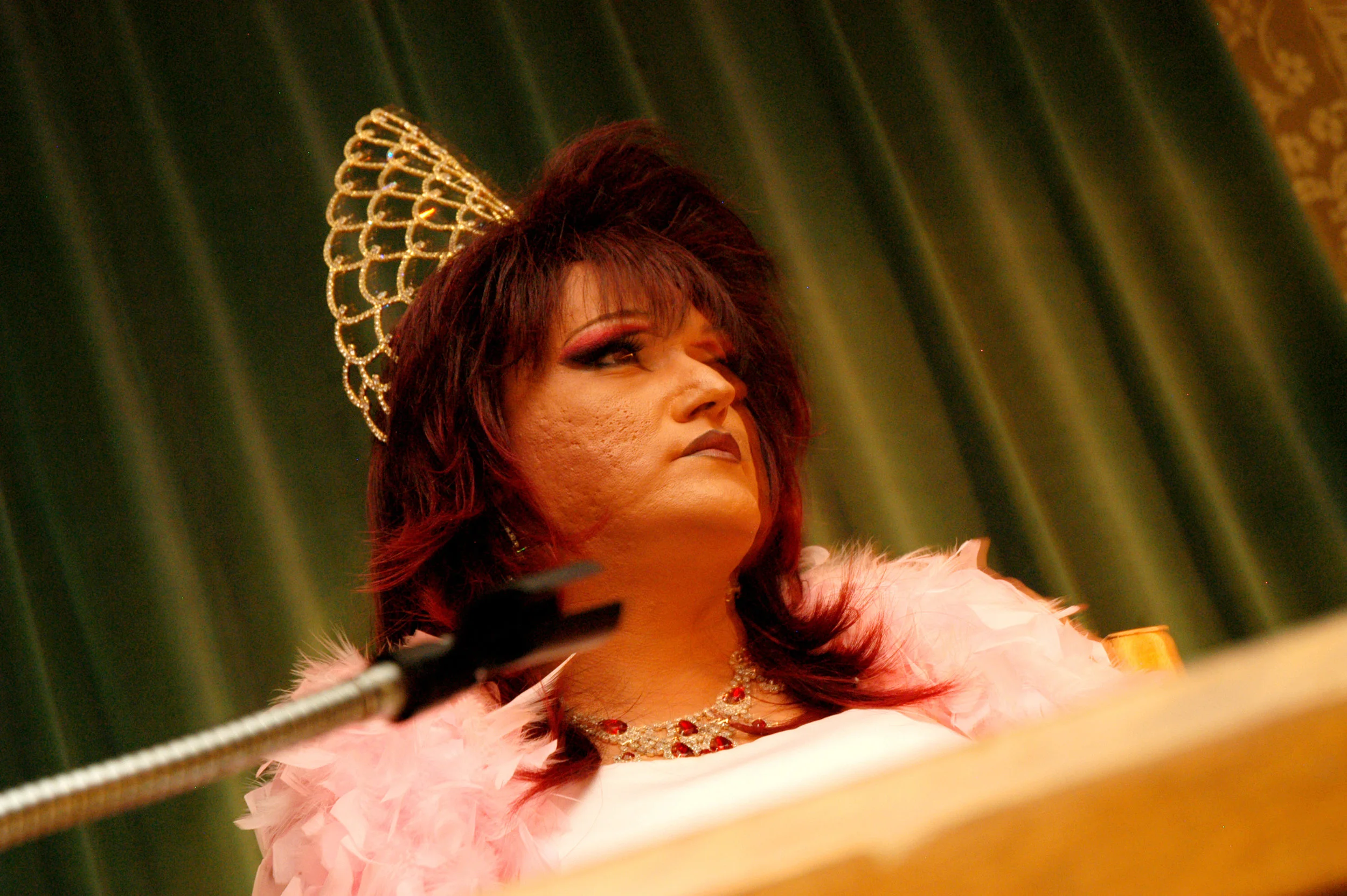 Sam, known as Miss Jade when dressed in drag, says "remember, the person who needs your love the most is... yourself." Montana, USA