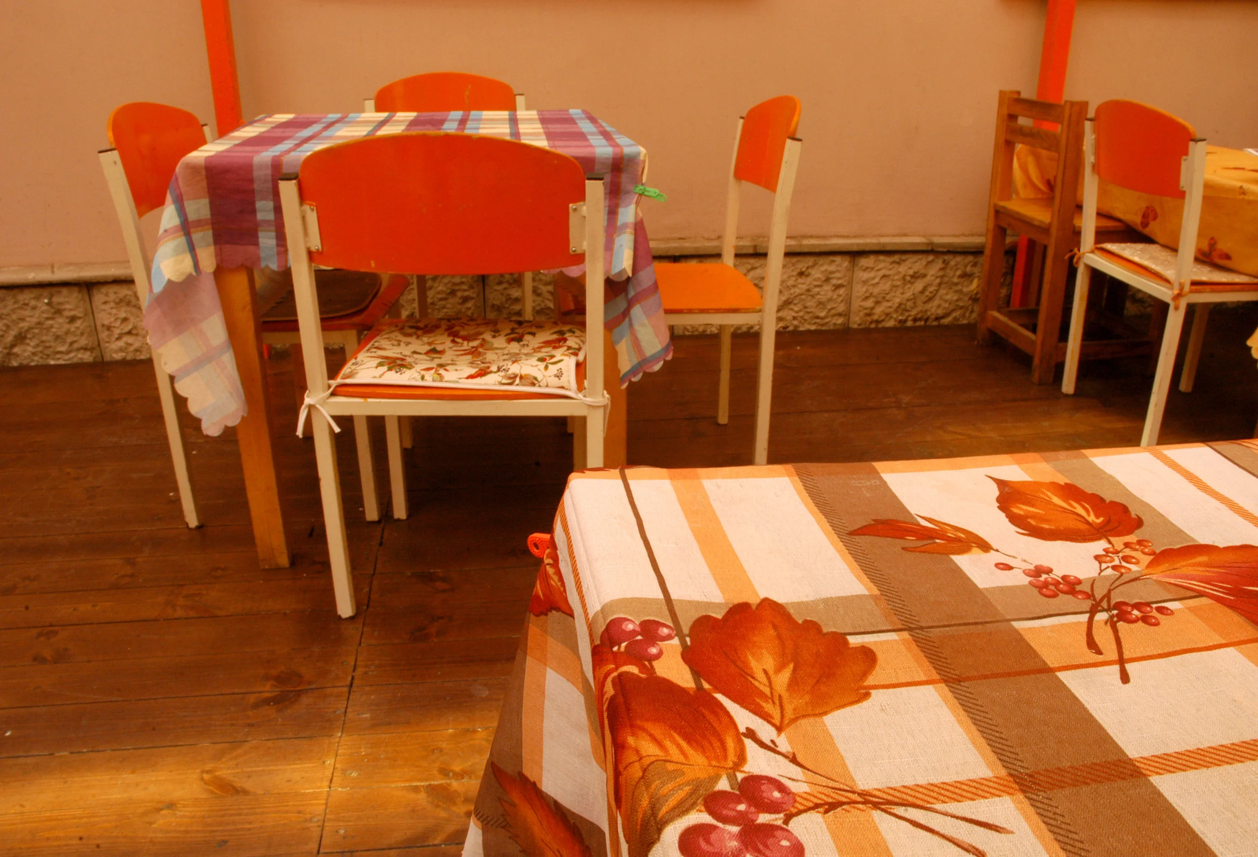 Restaurant tables, Moscow
