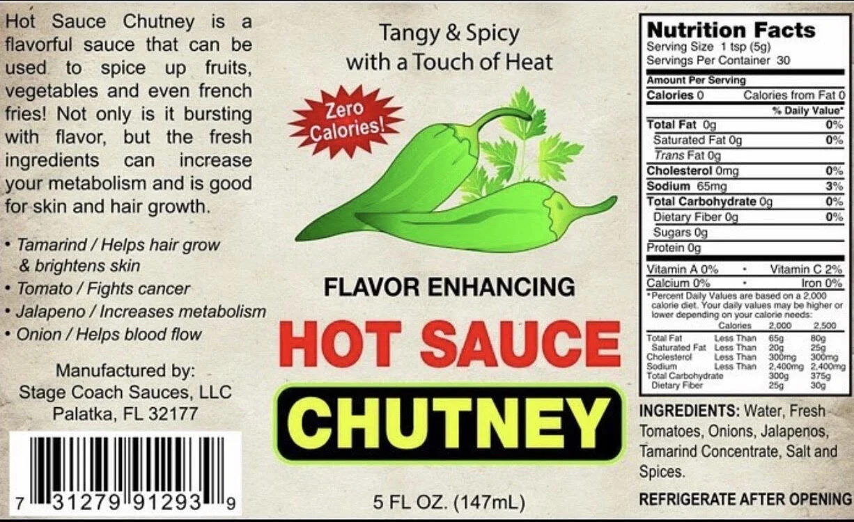 Hot Sauce Chutney (Before)