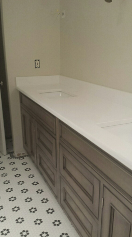 Mid Renovation - Install of new flooring and cabinets