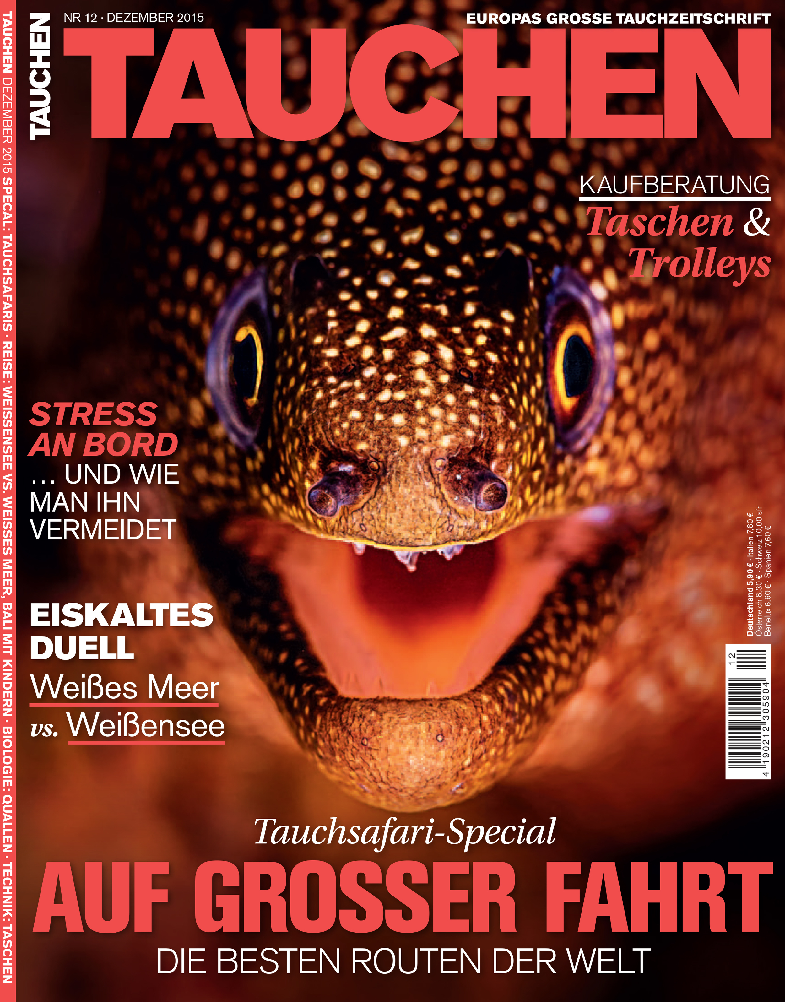 Beth Watson cover shot Tauchen Magazine