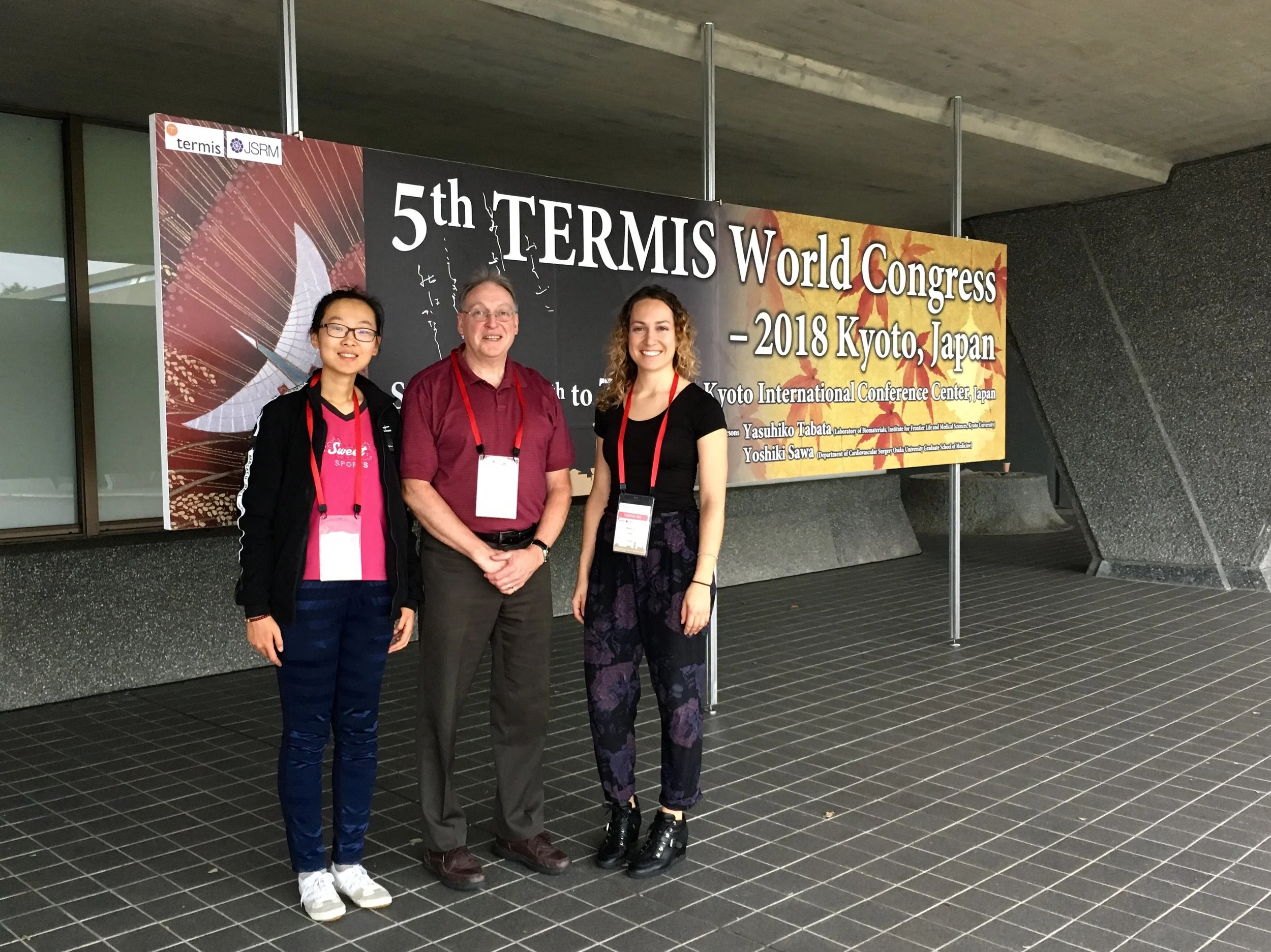 Santerre lab members head to Japan for the 5th TERMIS World Congress