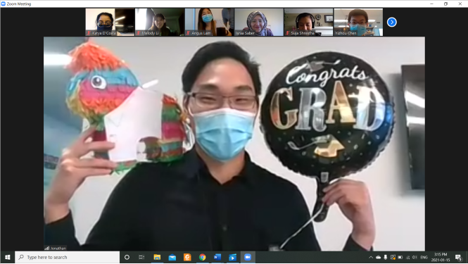 Congratulations Jonathan on a very successful virtual defense! 