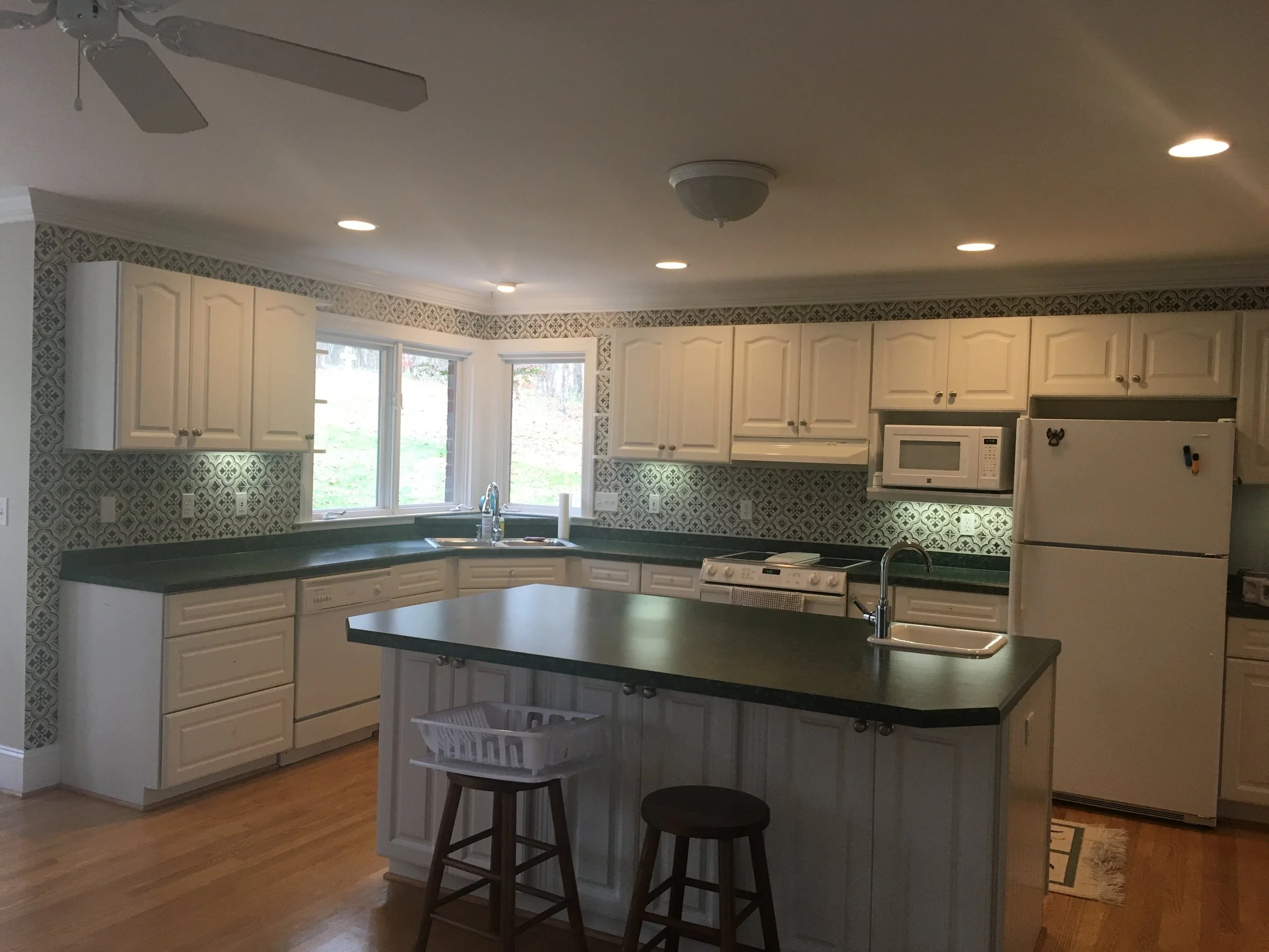 Why does everyone gather in the kitchen?