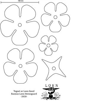 Metal Rose Template