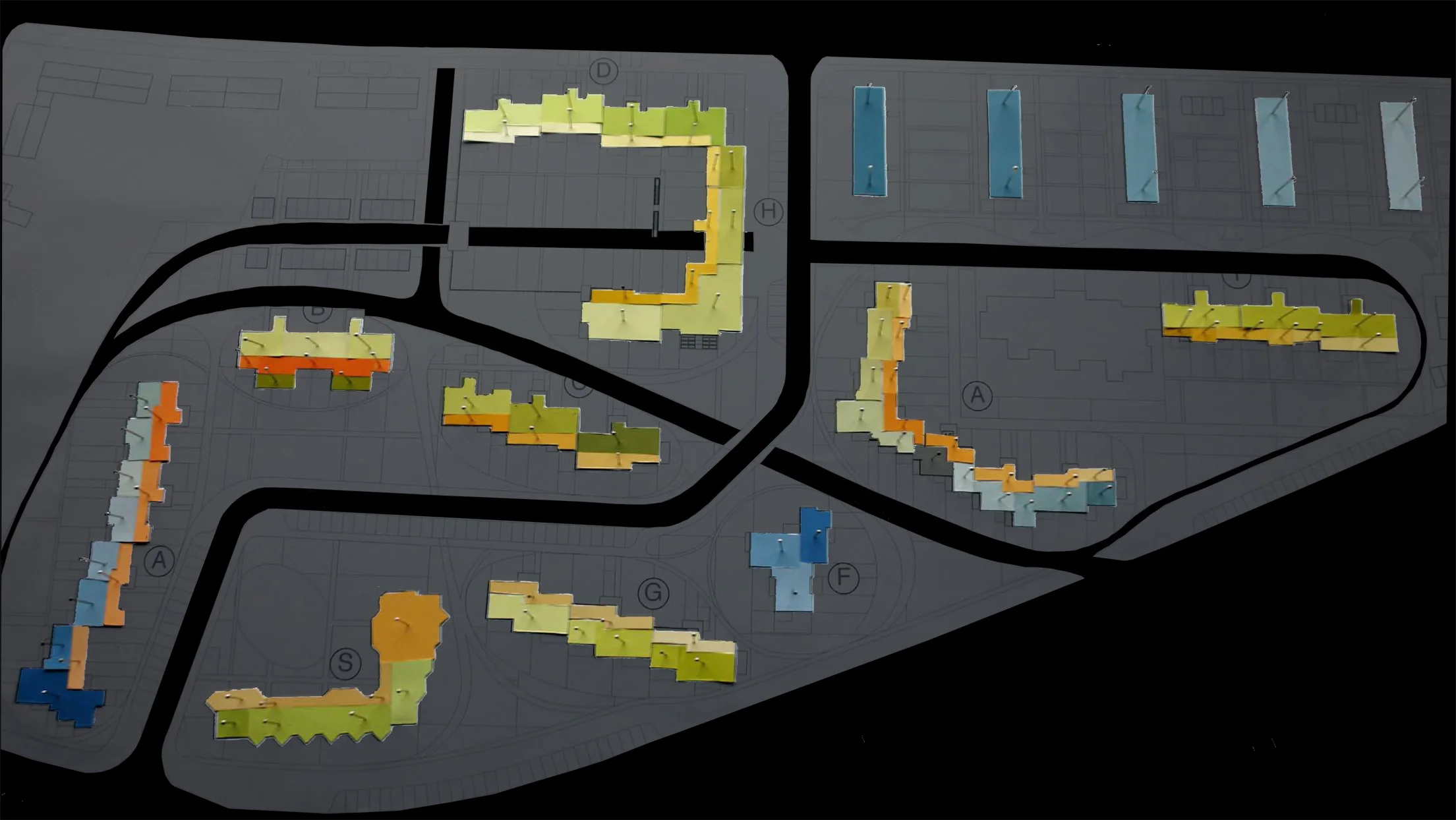 Lageplan Farbzuordnung - Location Color Mapping