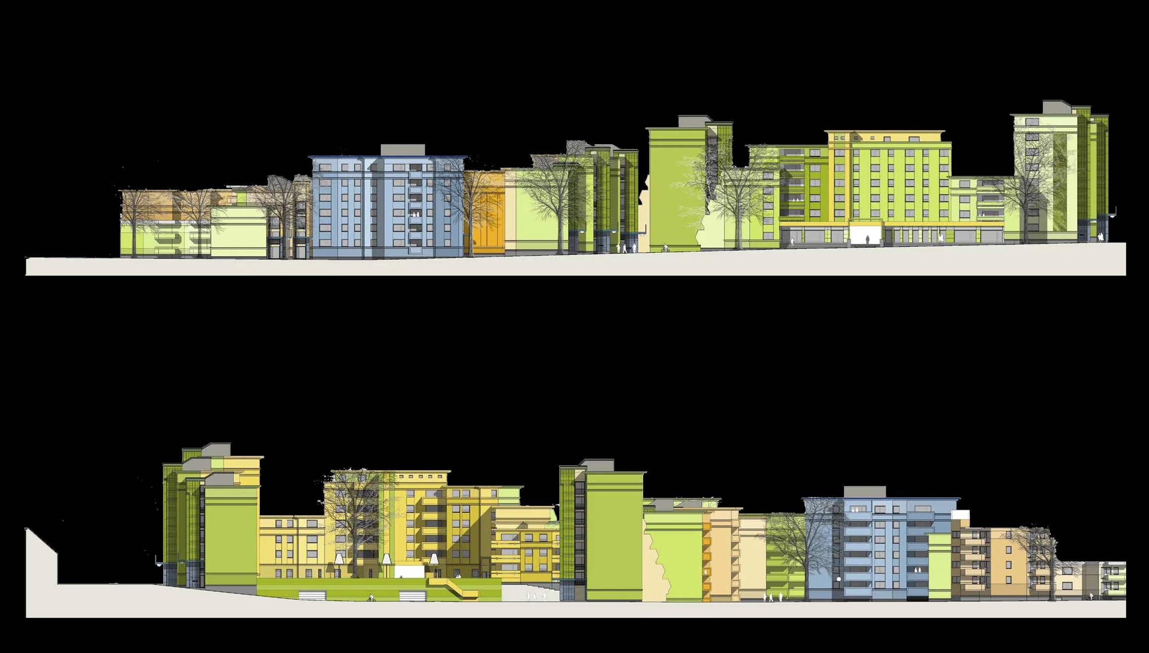 Ansichten Farbgestaltung - Shaping View