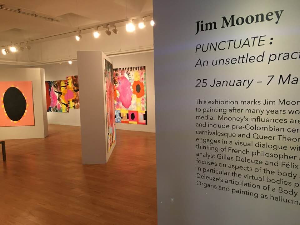 Jim Mooney, Punctuate exhibition view 2020