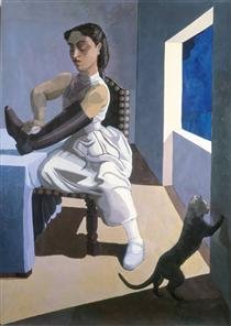 Paula Rego 'The Policeman's Daughter' 1987, acrylic on paper on canvas 1987 