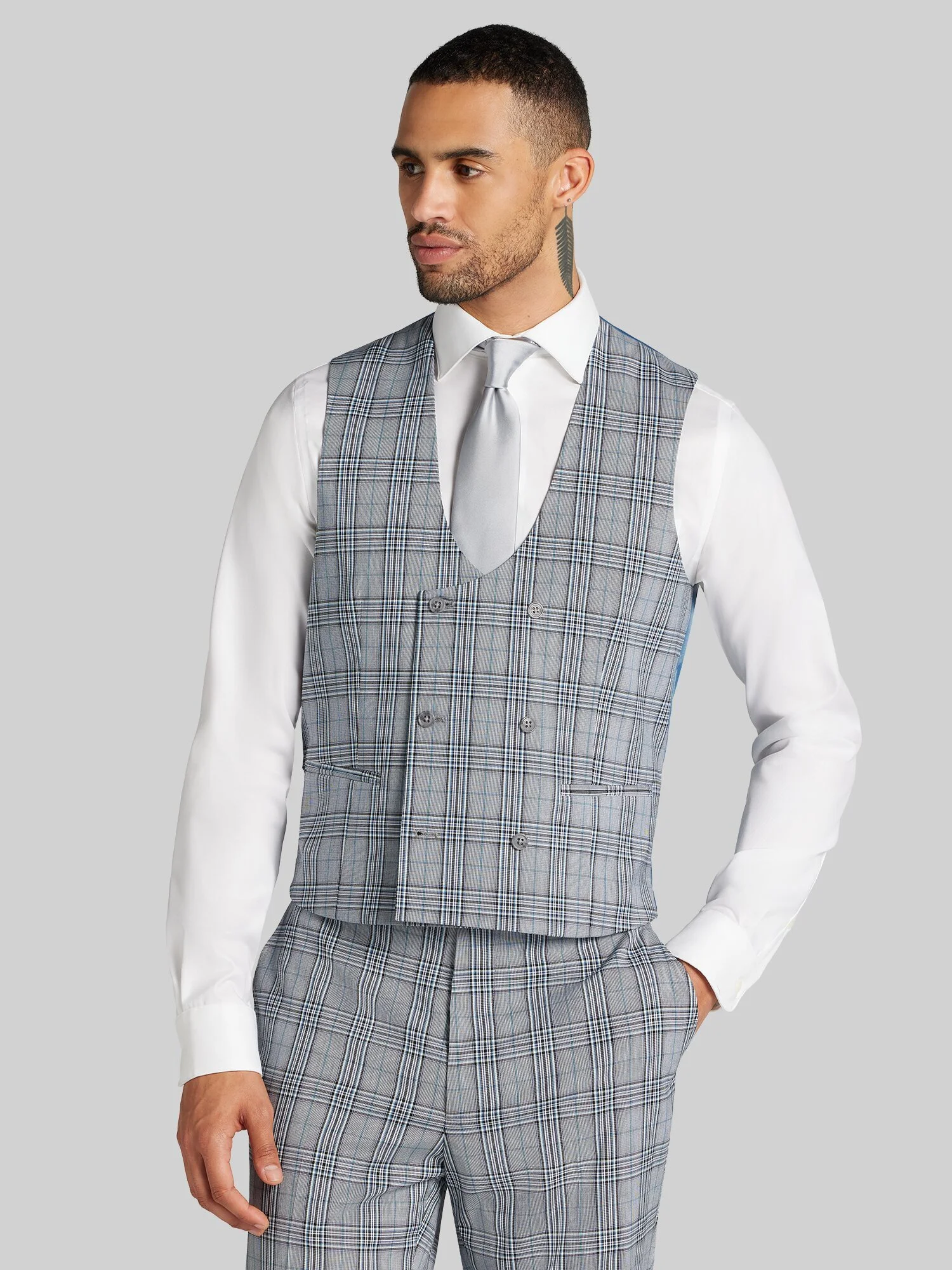 TMW_3BRG_62_JOSEPH_FEISS_SUIT_VESTS_BLACKWHITE_PLAID_MAIN.jpg
