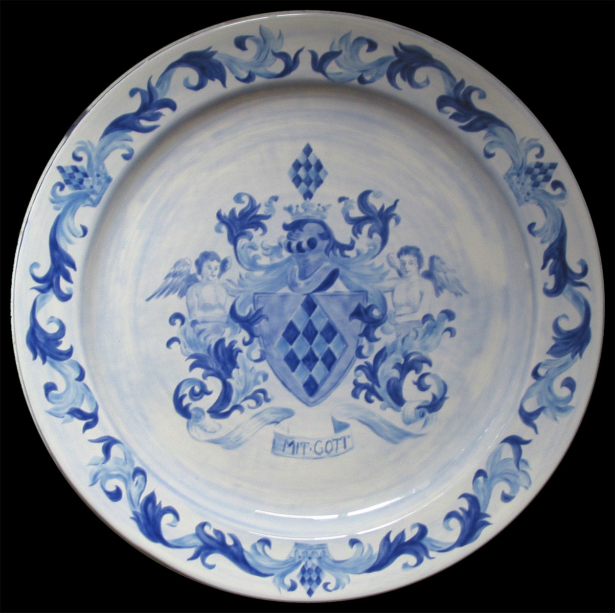 Plate with Crest