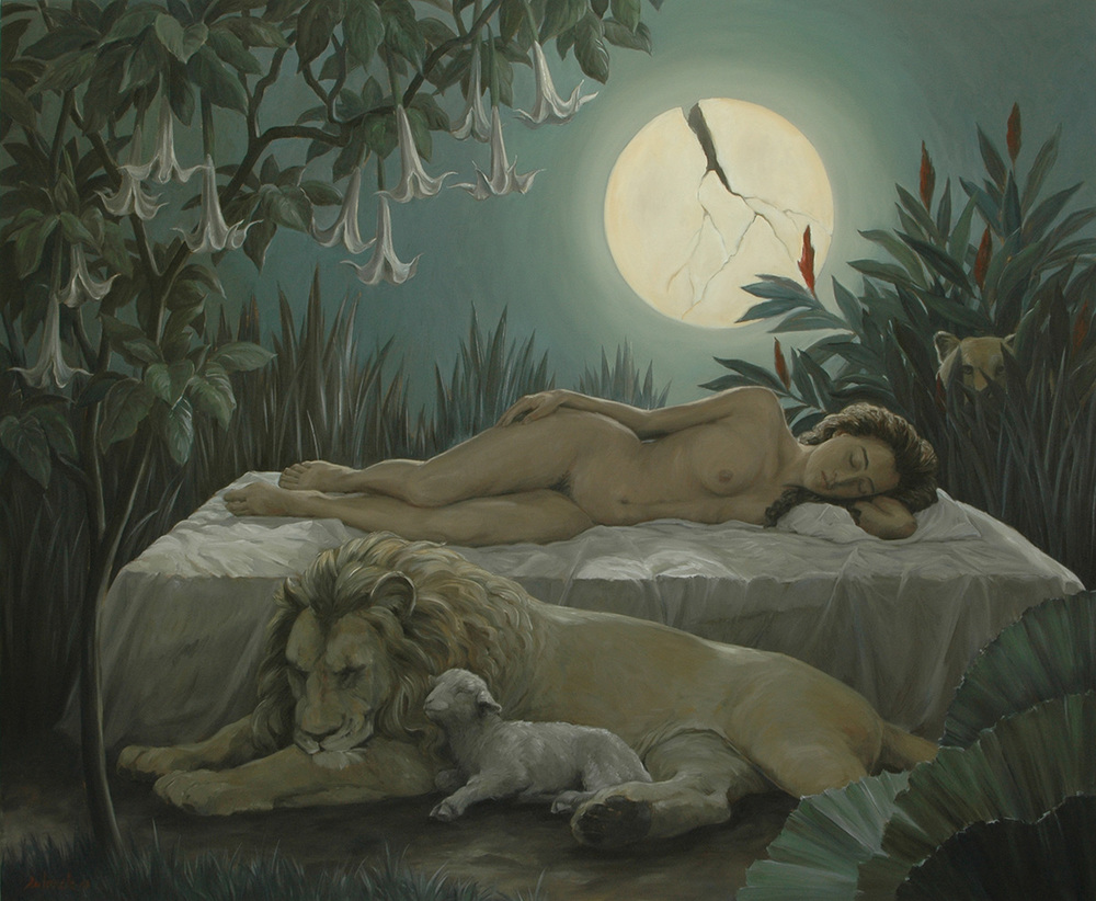 Realm of Dreams, this was my first paintnig with Laura
