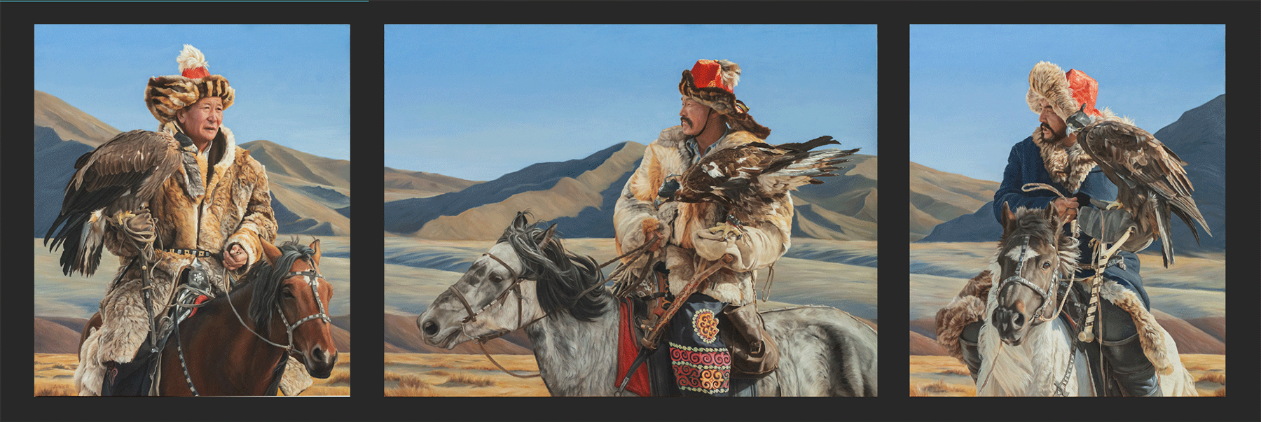Eagle Hunter Triptych